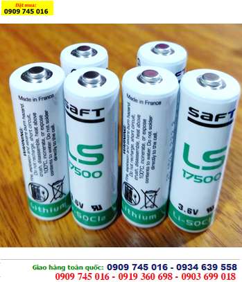 SAFT LS17500; Pin SAFT LS17500 - size 1A lithium Li-SOCl2 3.6V 3600mAh chính hãng _Xuất xứ Pháp 